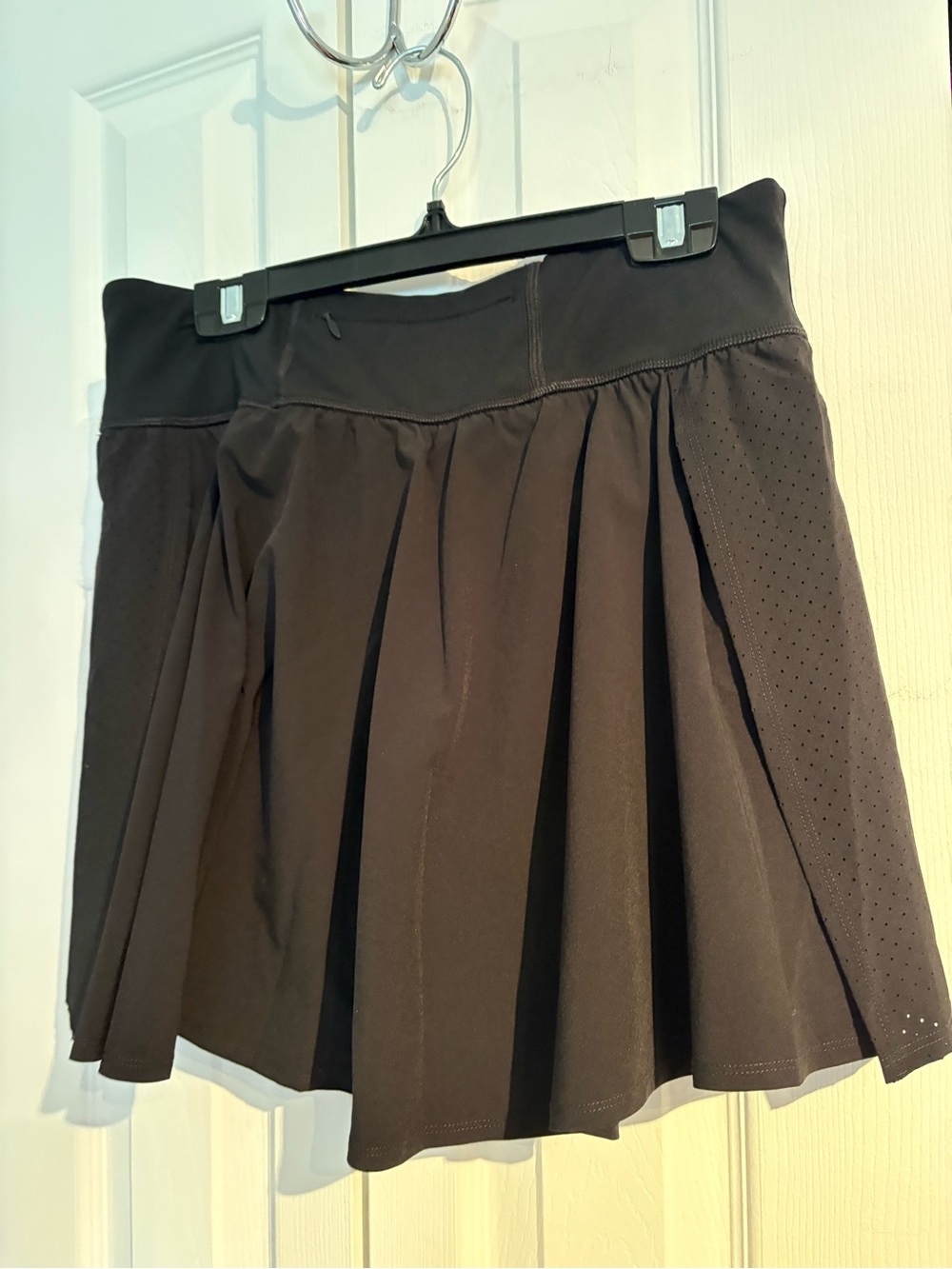SPANX Black Circle Skater Skirt